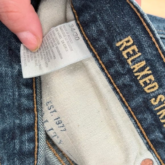 American 🦅 Eagle Relaxed Straight 34x30 - Picture 3 of 6